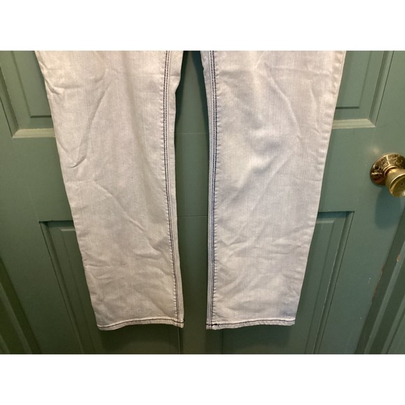 Decree Size 15 Light Superspray Stretch Low-Rise Skinny Distressed Denim Jeans - Picture 4 of 9